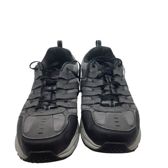 Skechers Stamina Plus-RAPPEL Men Sz 13 Gray Memory Foam Athletic Sneakers 51274S - Picture 5 of 8